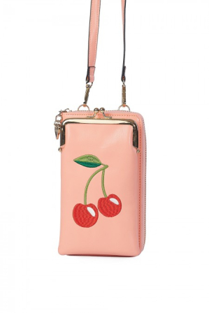 Phone Bag Cherry in Pink