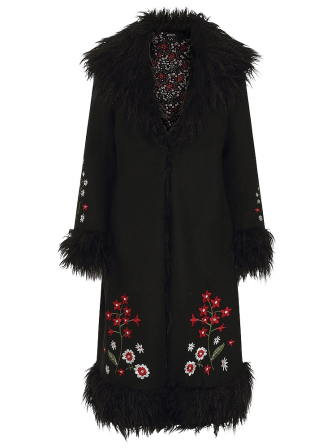 Floral Coat bestickt Gr.36+38