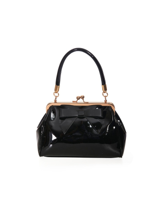 NEU! Elegante Lacktasche in Black