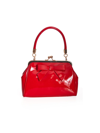 Elegante Lacktasche in Red