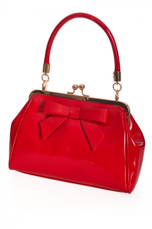 Elegante Retrotasche in Rot