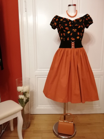 Gebrannte Orange Rock Gr.36+38
