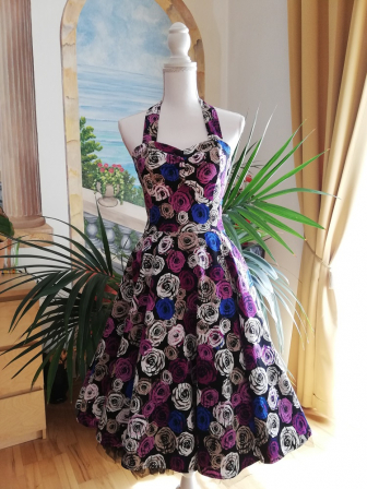 Neckholder Rosenkleid Gr.34-40