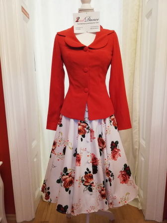 50s Jacket in Rot