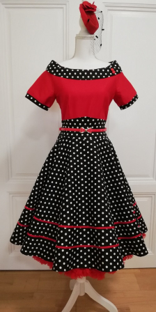 Polka Dot Dress Gr.34-44