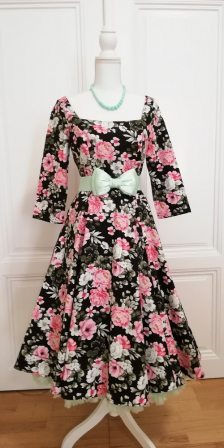 Pink Bloom Kleid Gr.42