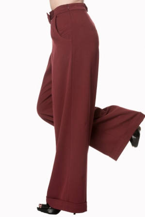 Marlenehose in Burgundy Gr.XS-XL