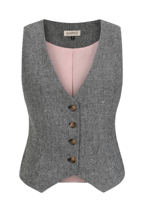 NEU! Damenweste Tweed